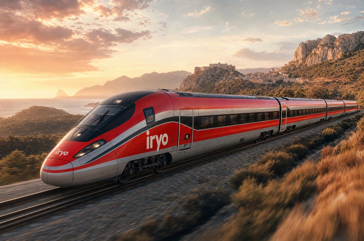 iryo high speed train